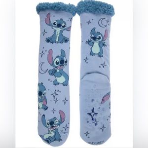 Stitch Winter Fuzz Long Socks